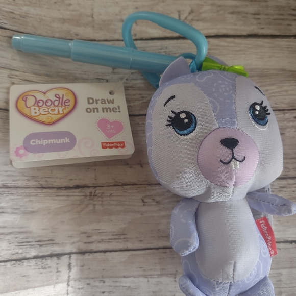 NEW Doodle Bear Chipmunk washable new w/ marker - Picture 7 of 11